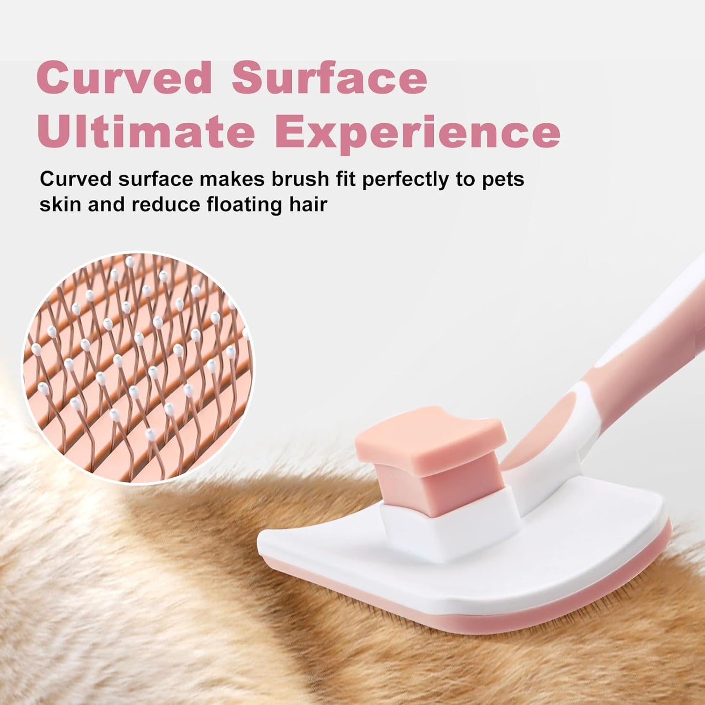 Professional Pet Self Cleaning Slicker Brush – Hair Removal & Massage Grooming Comb for Dogs & Cats