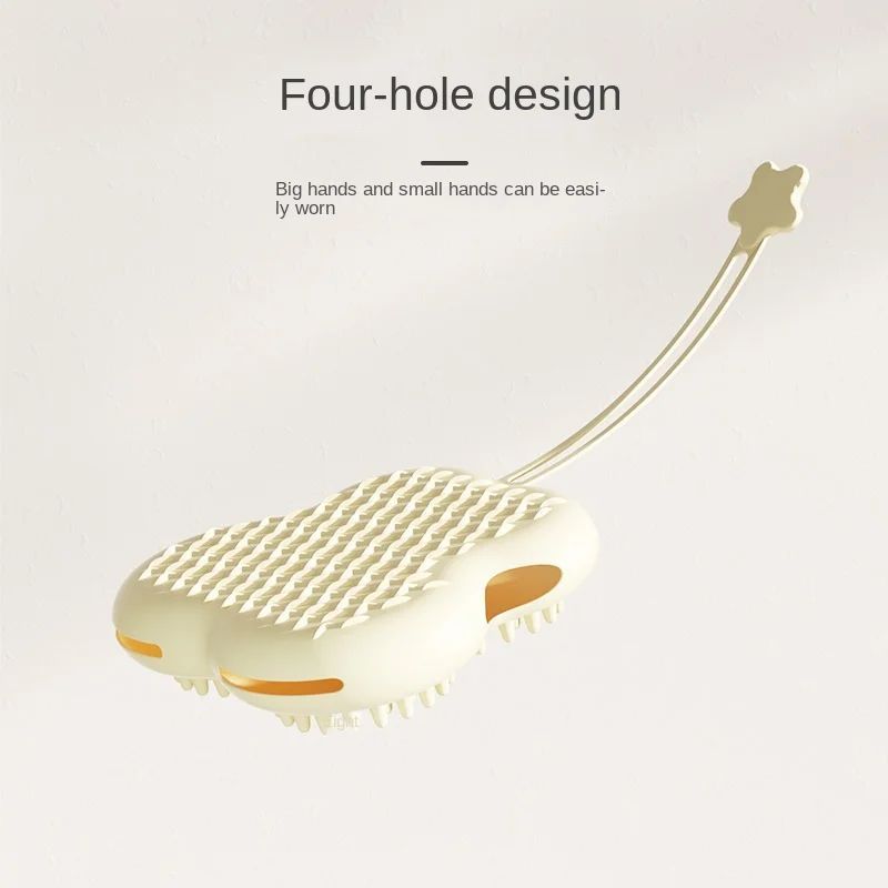 Silicone Pet Bathing Brush Gloves – Soft Pet Cleaning & Grooming Glove for Dogs & Cats