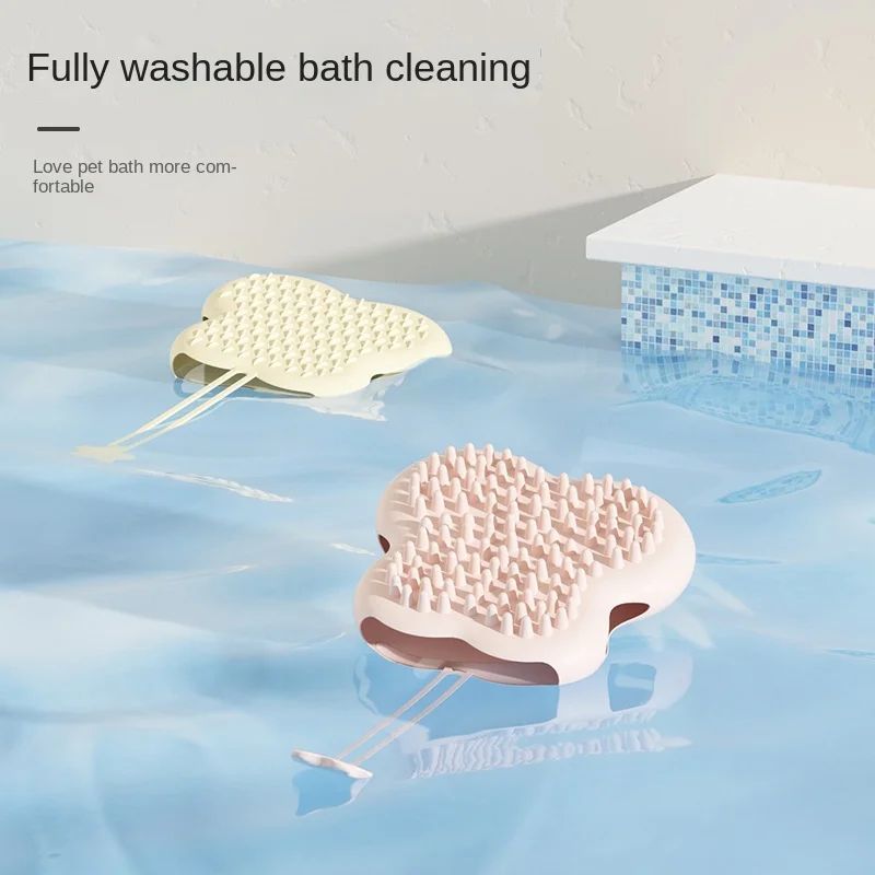 Silicone Pet Bathing Brush Gloves – Soft Pet Cleaning & Grooming Glove for Dogs & Cats