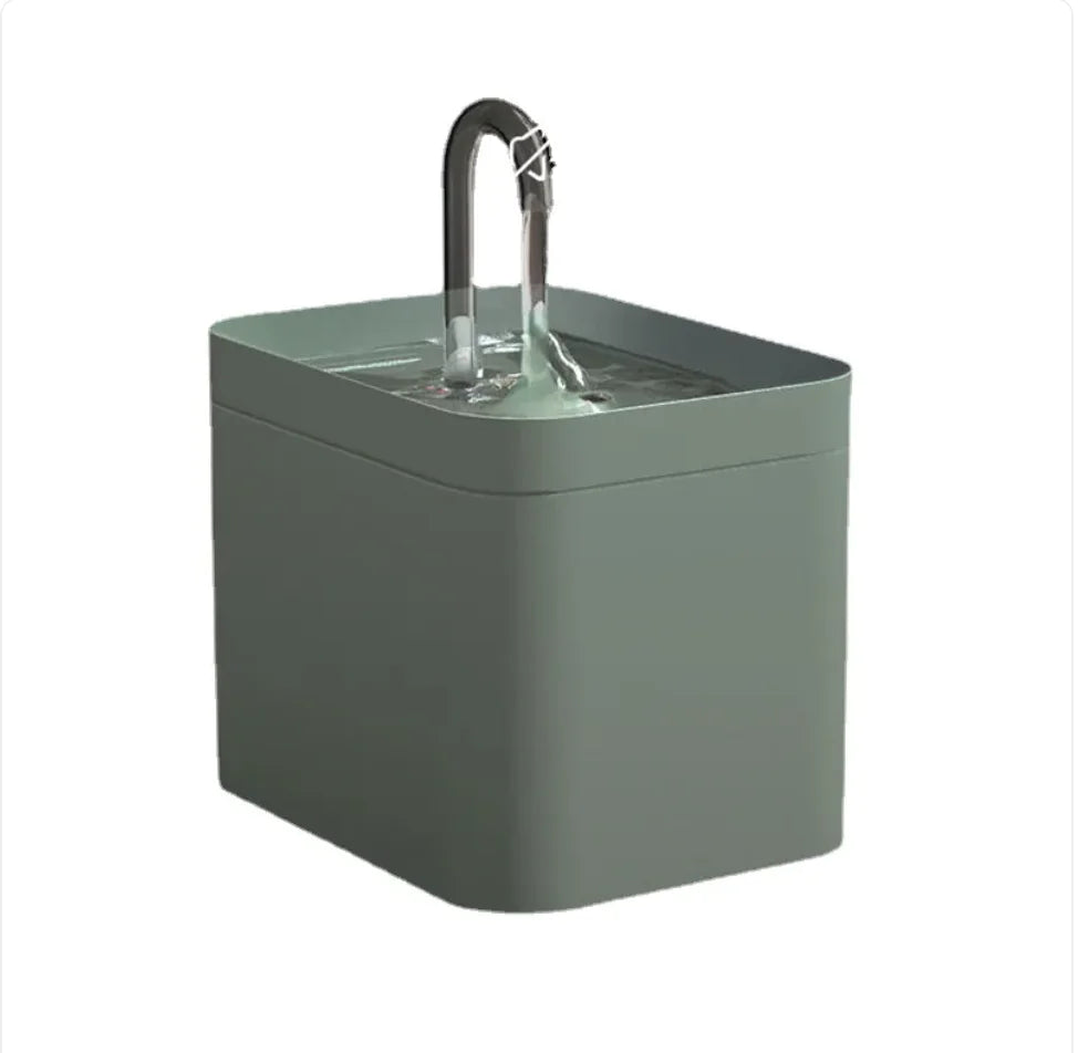 Compact Pet Water Fountain for Cats – Durable Plastic Premier Pet Water Dispenser for Daily Hydration