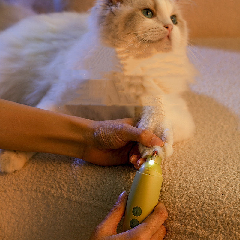 Best Electric Pet Nail Grinder – Rechargeable Nail Trimmer for Dogs & Cats
