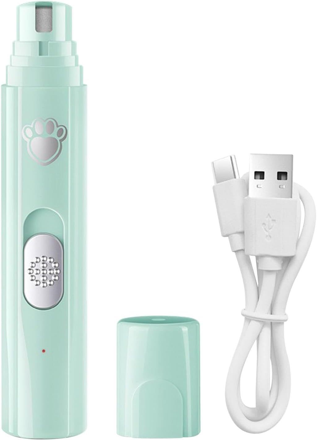 Professional Electric Pet Nail Grinder – Rechargeable Nail Clipper & Sharpener for Dogs & Cats