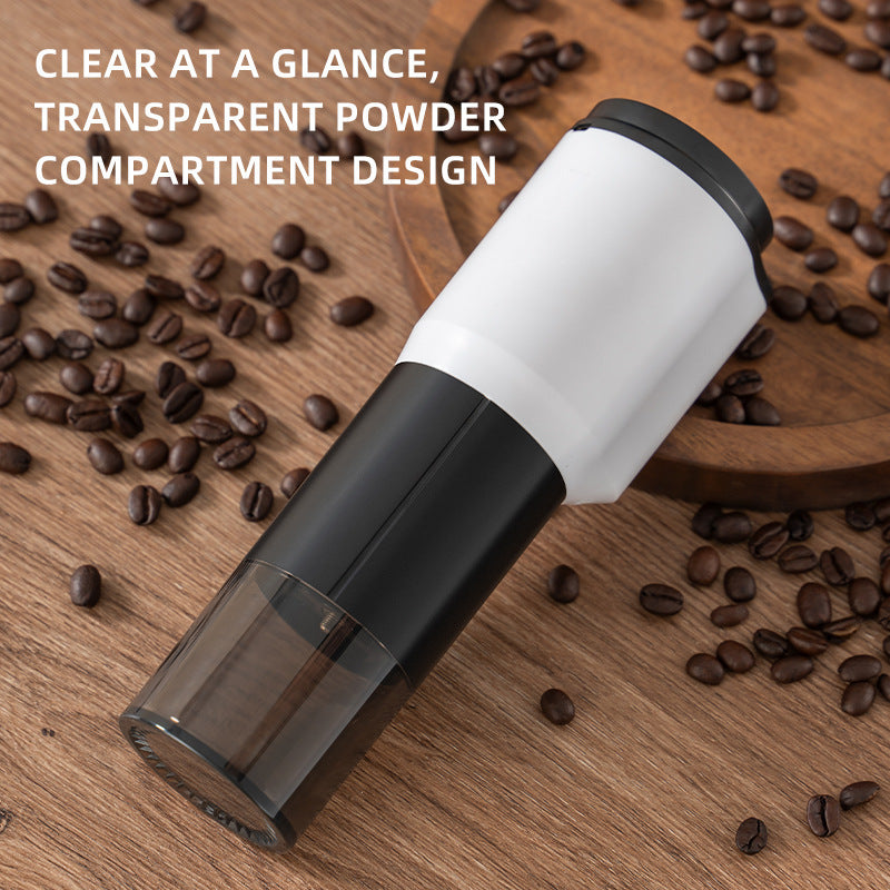 Smart Electric Coffee Grinder – Rechargeable Portable Bean Grinder with Timer | Best Electric Coffee Grinder Portable