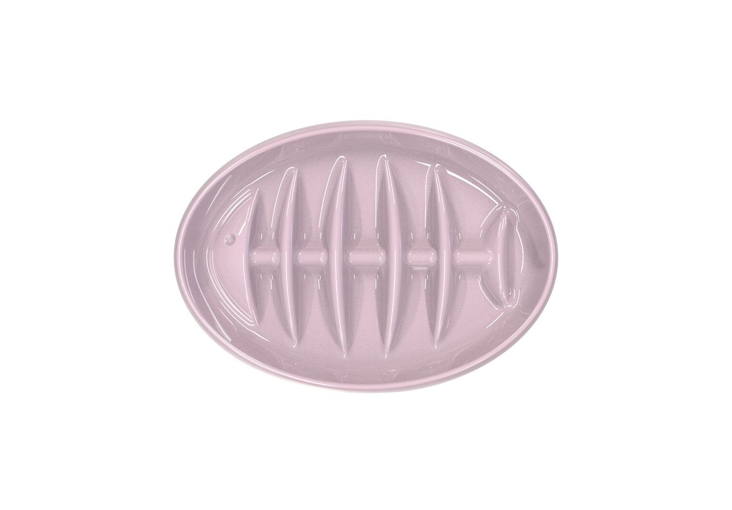Fishbone Cat Slow Feeder Bowl – Interactive Cat Slow Feeder Dish for Wet & Dry Food, Anti-Gulping & Bloat Prevention