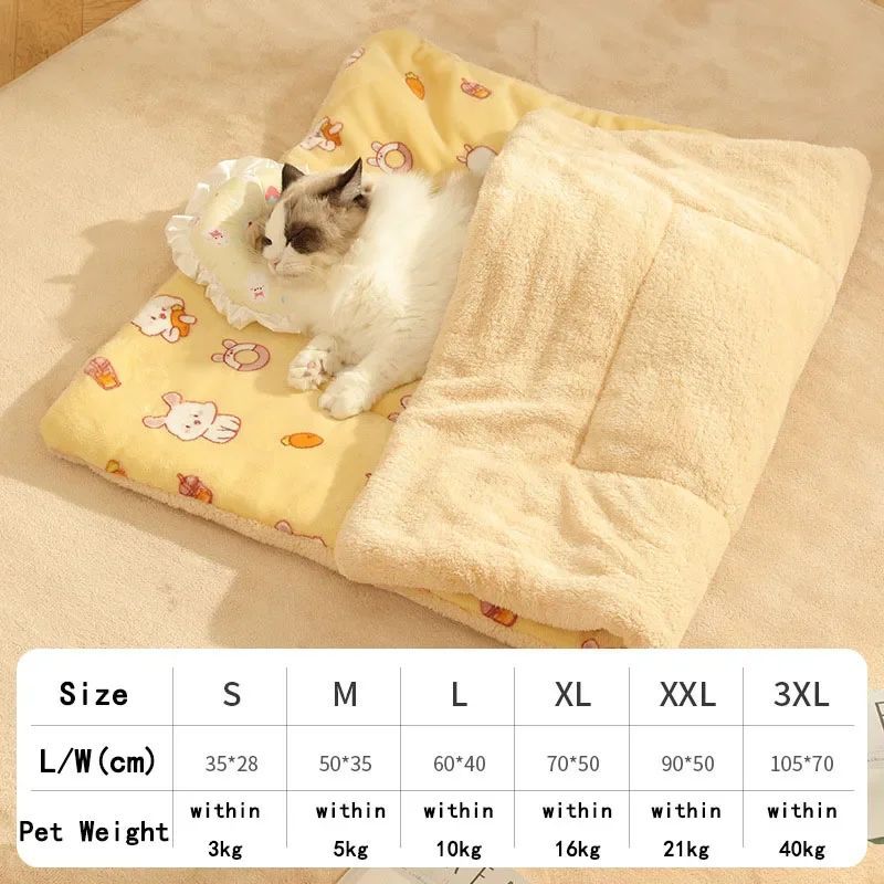 Thick Winter Pet Blanket for Dogs & Cats – Flannel & Lamb’s Wool Throw for Couch, Bed & Crate, Soft Washable