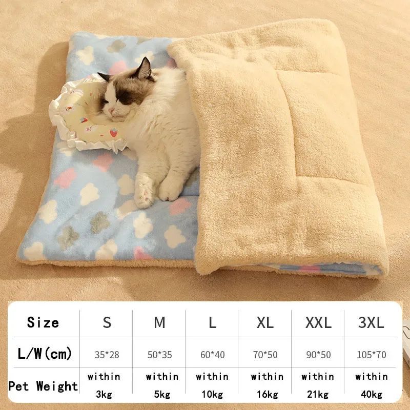 Thick Winter Pet Blanket for Dogs & Cats – Flannel & Lamb’s Wool Throw for Couch, Bed & Crate, Soft Washable