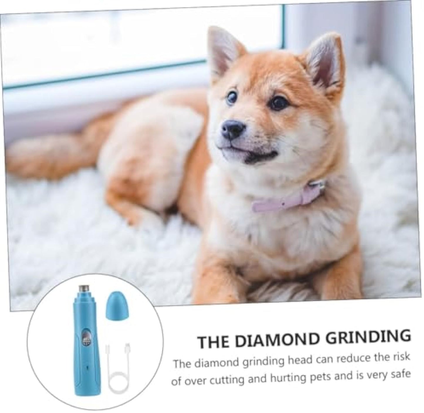 Professional Electric Pet Nail Grinder – Safe Nail Trimmer & Polisher for Dogs, Cats & Small Pets