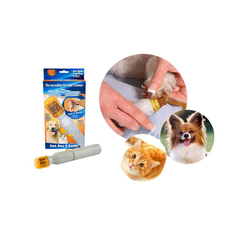 Best Electric Pet Nail Grinder – Battery-Powered Nail Trimmer for Dogs & Cats