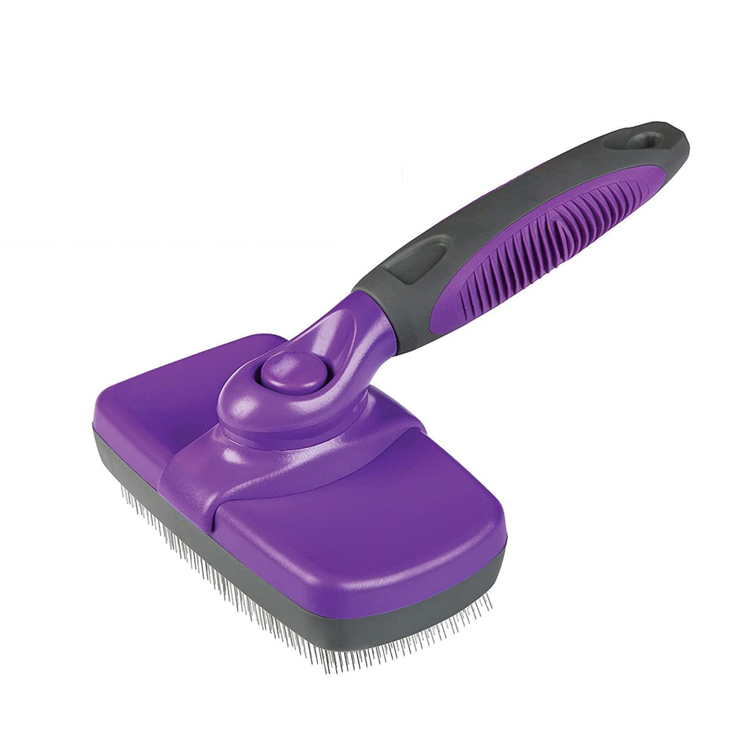 Easy Clean Self-Cleaning Slicker Brush for Dogs & Cats – Gentle Grooming Comb