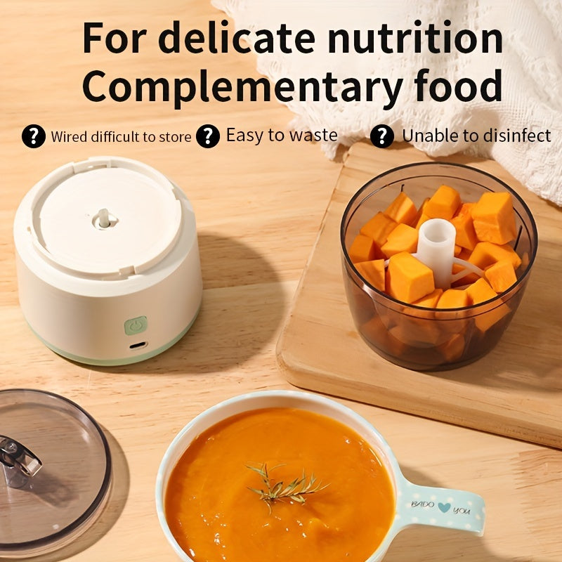 Multifunctional Food Processor Set – Cordless Electric Mini Blender, Meat & Vegetable Grinder, Dicer & Chopper