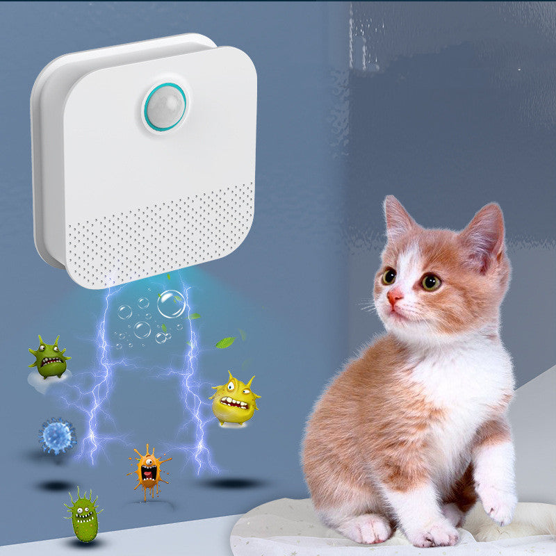 Rechargeable Pet Deodorizer – Best Cat Litter Odor Purifier for a Fresh & Clean Home