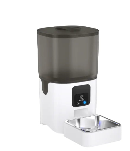 6L Smart WiFi Automatic Pet Feeder for Cats & Dogs – App Control, Timed Feeding, Voice Message Function, Easy to Clean