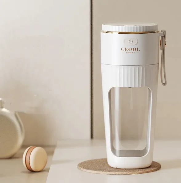 JuiceMaster Portable Juicer Blender – Compact & Rechargeable Small Portable Juicer for Travel, Gym & Office