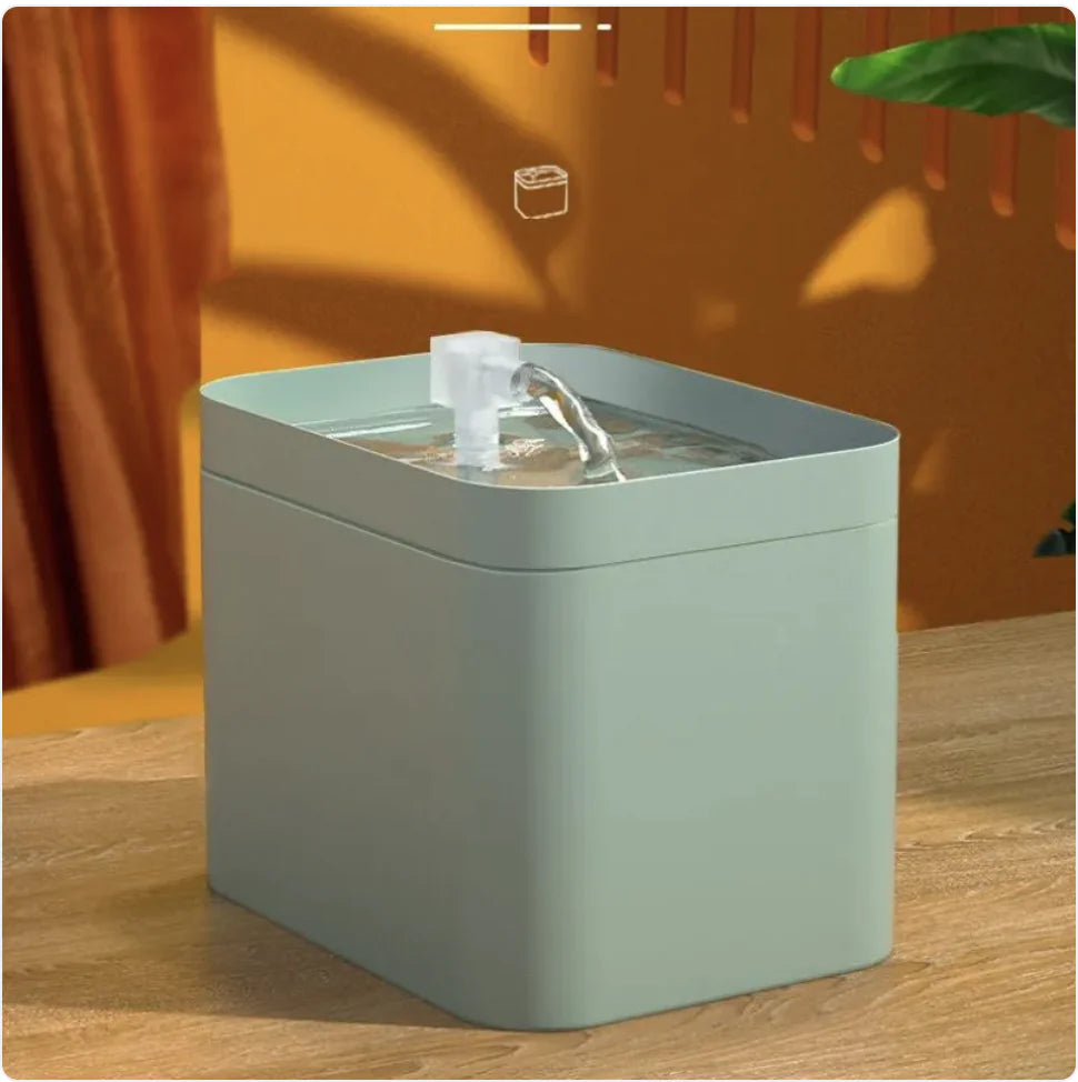 Compact Pet Water Fountain for Cats – Durable Plastic Premier Pet Water Dispenser for Daily Hydration
