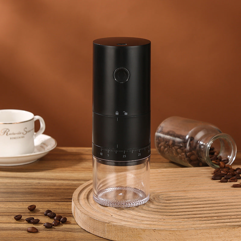 Portable Electric Coffee Grinder – USB Rechargeable Bean Pulveriser | Best Coffee Grinder Portable for Travel, Home & Office