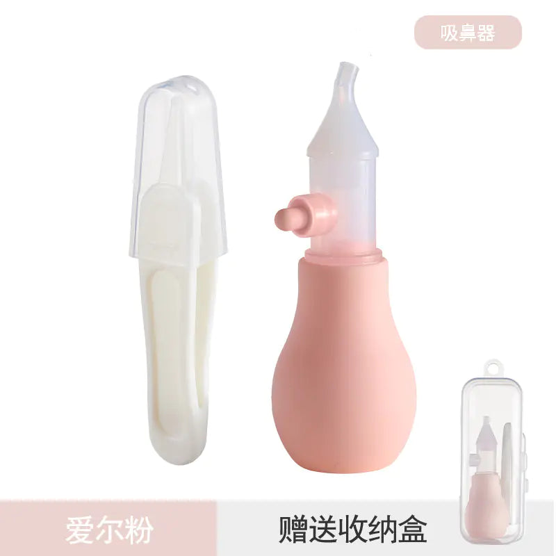 Nasal Aspirator for Newborns 0–3 Months – Soft Silicone Baby Nasal Aspirator
