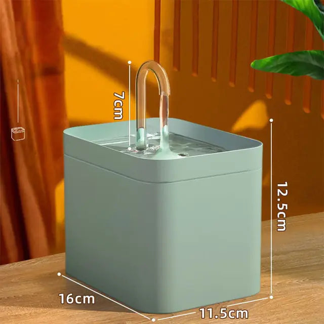 Compact Pet Water Fountain for Cats – Durable Plastic Premier Pet Water Dispenser for Daily Hydration