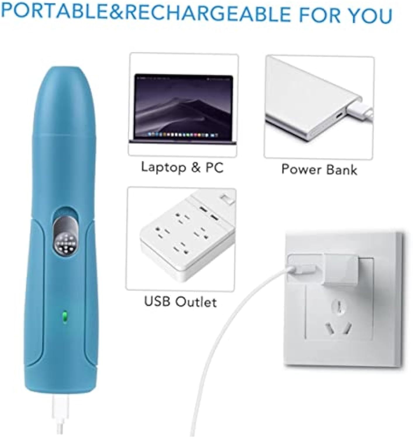 Professional Electric Pet Nail Grinder – Safe Nail Trimmer & Polisher for Dogs, Cats & Small Pets