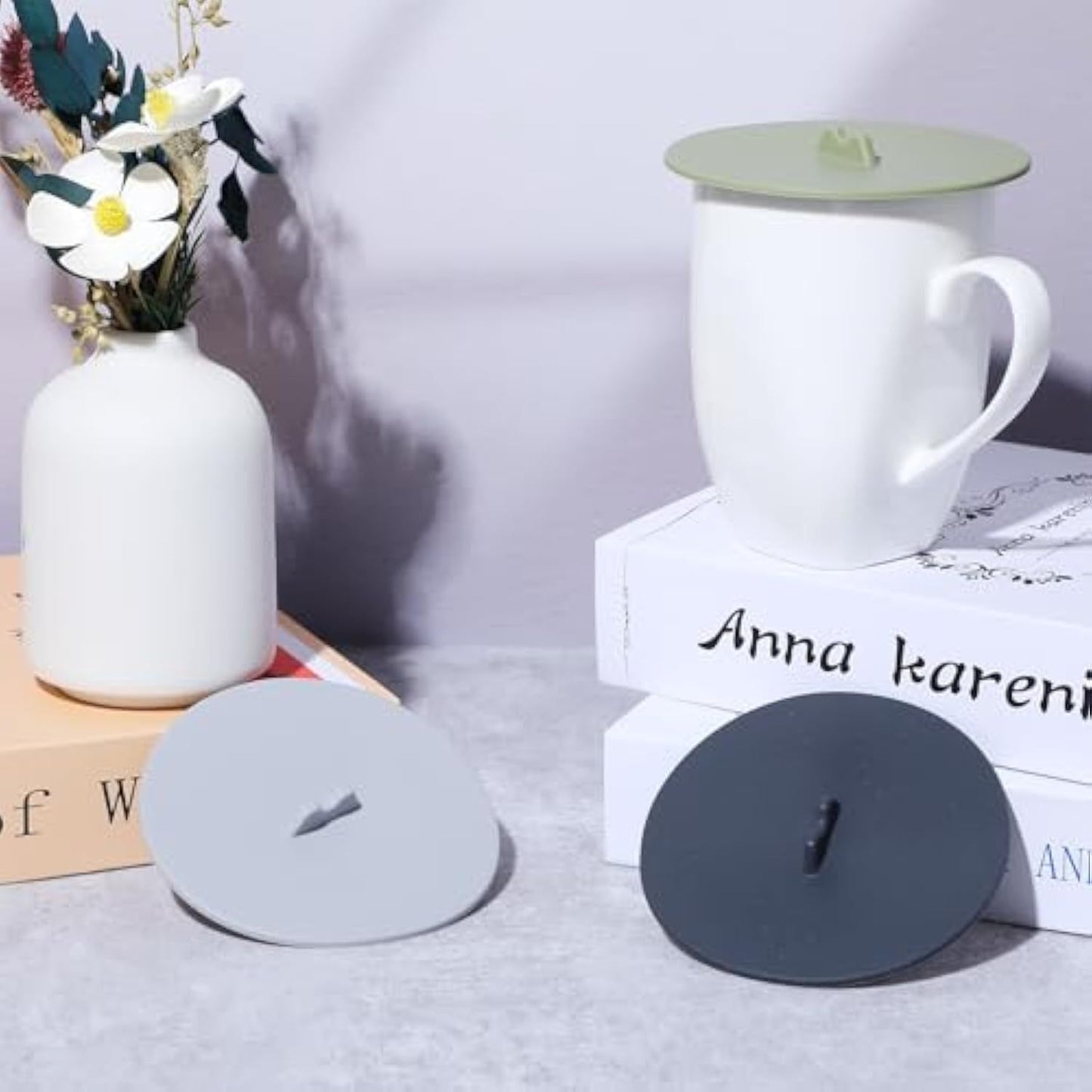 Reusable Silicone Lids for Cups – Food-Grade Airtight Mug & Tea Cup Covers