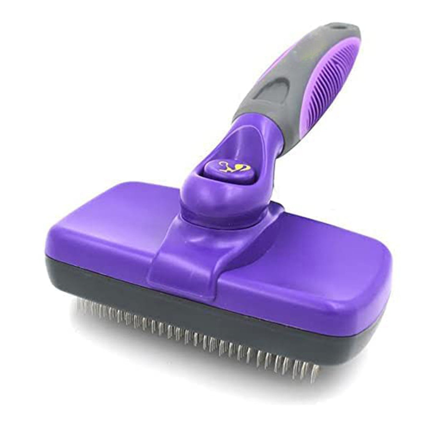 Easy Clean Self-Cleaning Slicker Brush for Dogs & Cats – Gentle Grooming Comb
