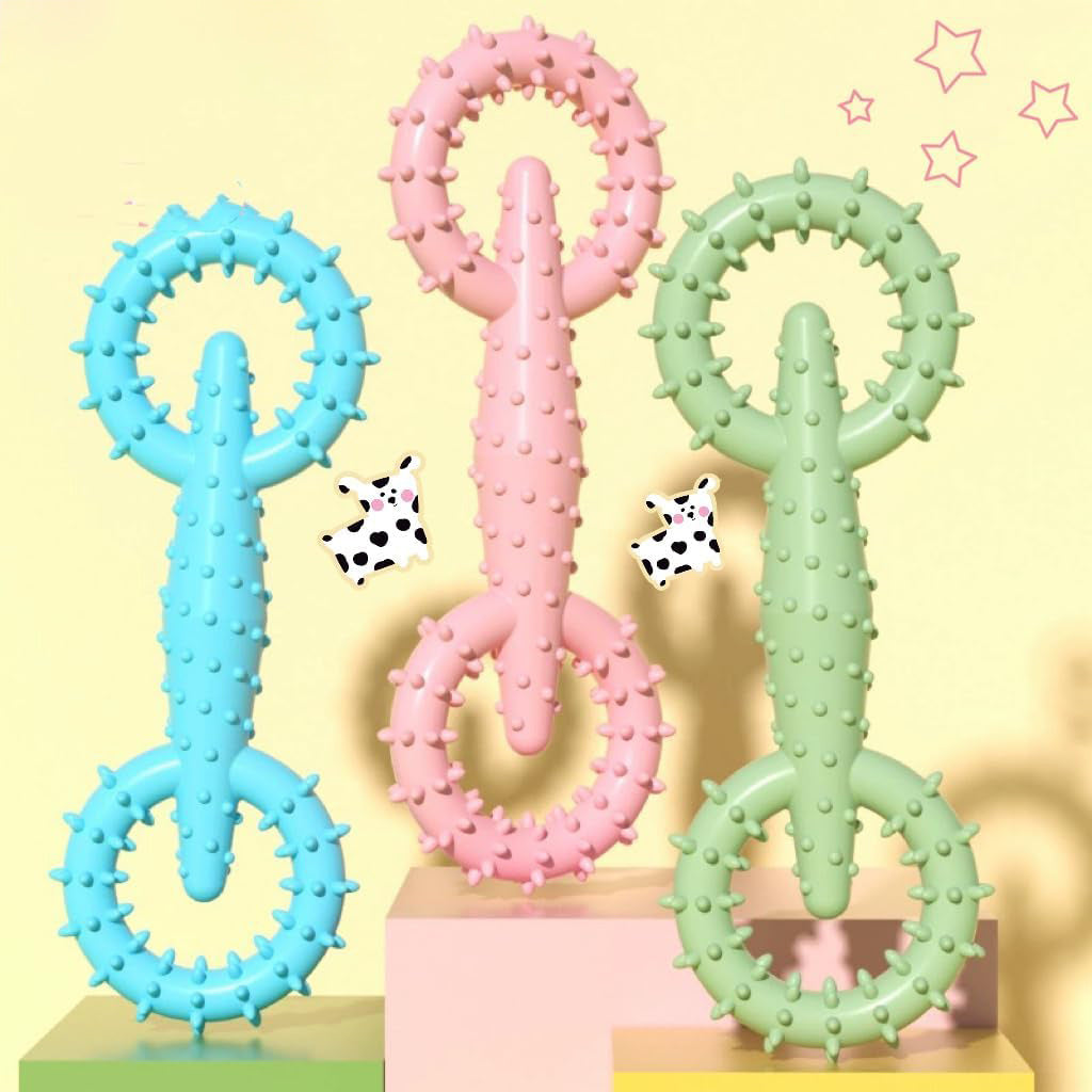 Durable Puppy Pet Chew Toy Ring – Best TPR Dog Chew Toy for Teething Puppies