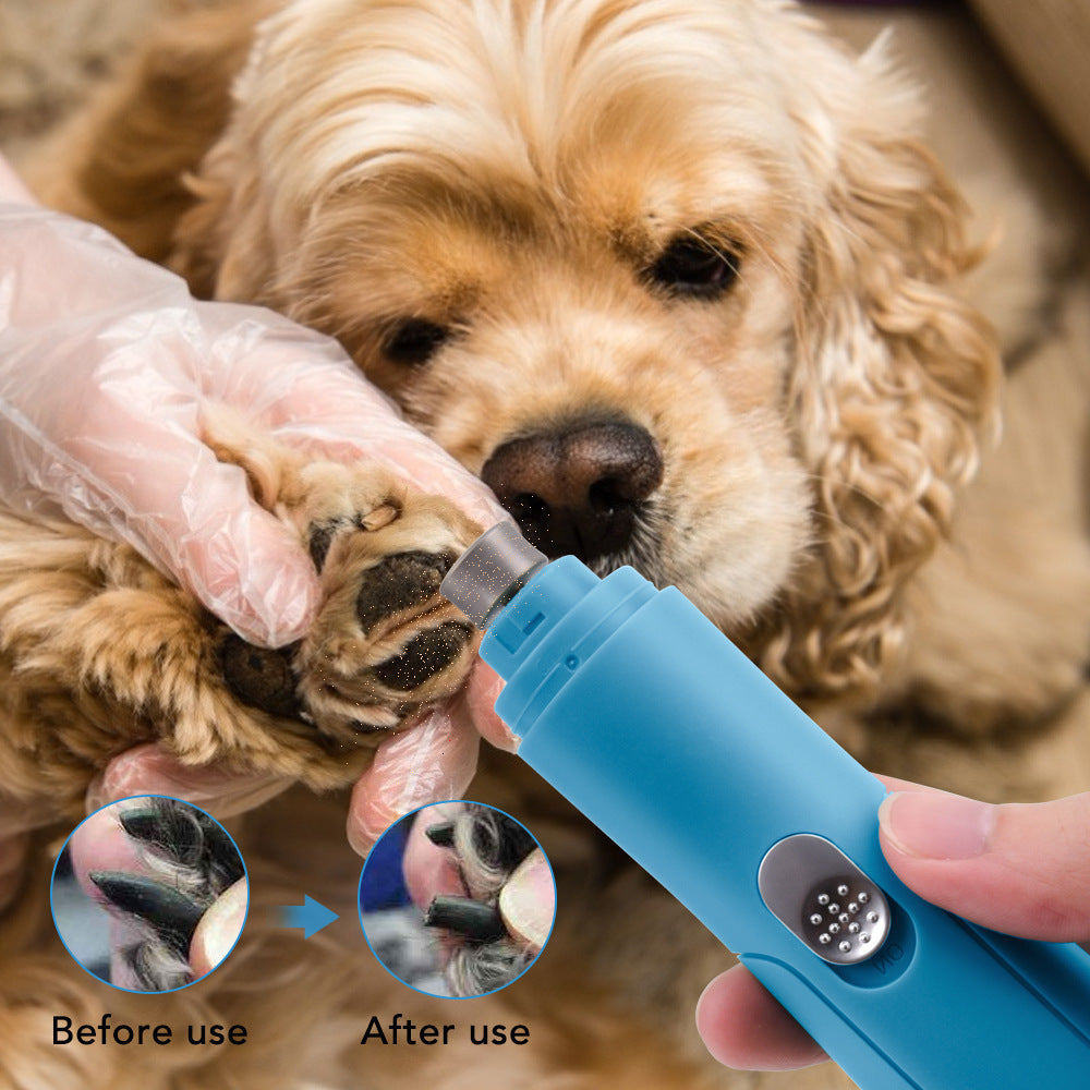 Professional Electric Pet Nail Grinder – Safe Nail Trimmer & Polisher for Dogs, Cats & Small Pets