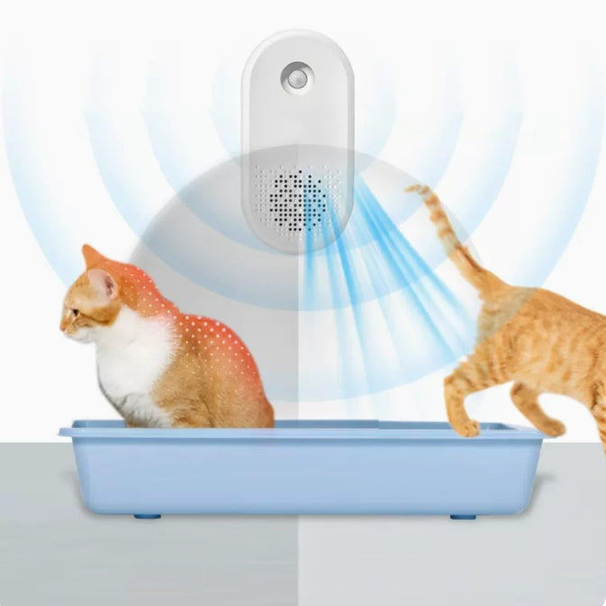 Noval Smart Pet Deodorizer – Automatic Cat Litter Basin Air Purifier for Fresh, Odor-Free Homes