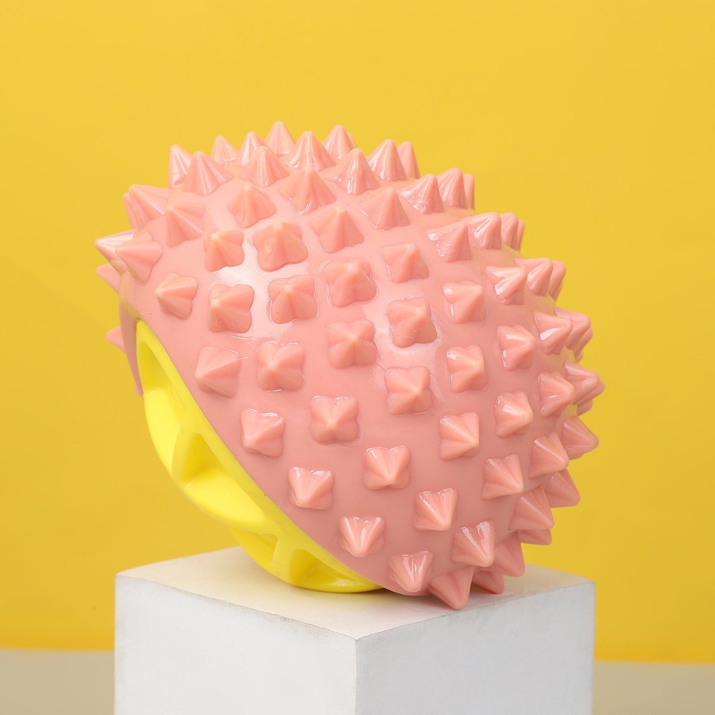 Durian Shaped Puppy Pet Chew Toy – Durable Dog Chew Toy with Sound for Interactive Play