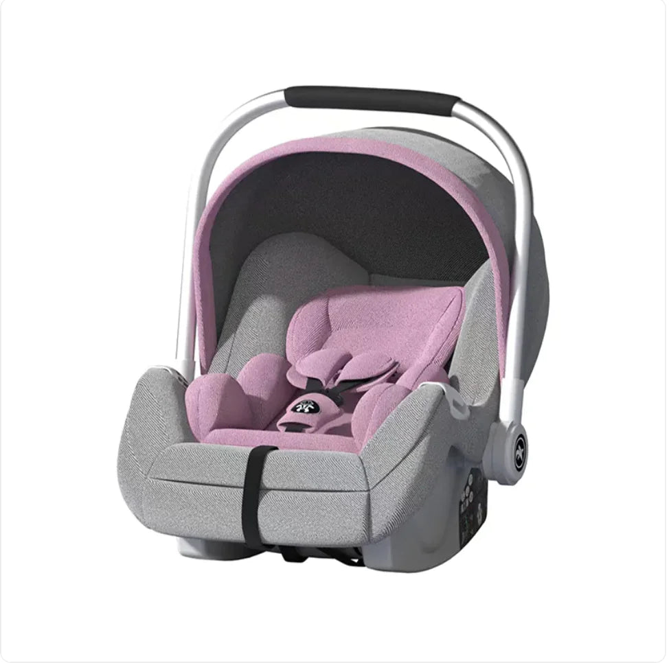Foldable Baby Car Seat & Cradle Basket – Portable Infant & Newborn Car Seat