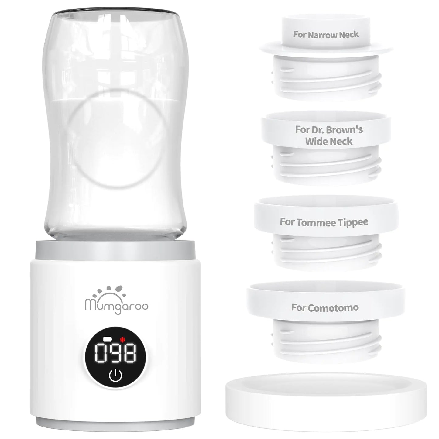 Mumgaroo Portable Bottle Warmer – Rechargeable USB Baby Bottle Warmer