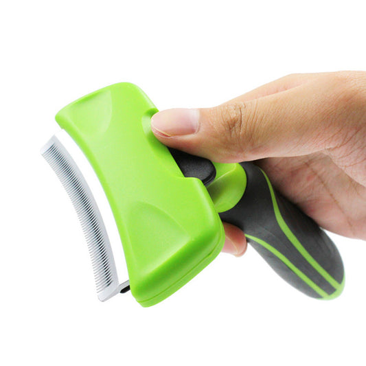 Best Fine Tooth Dog & Cat Grooming Comb – Portable Pet Hair Remover & Deshedding Tool