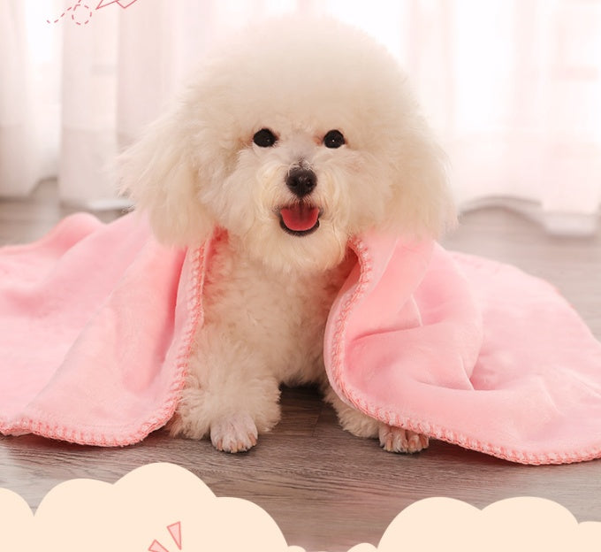 Soft Thermal Pet Blanket for Dogs & Cats – Plush Fleece Pet Throw for Bed, Couch & Crate, Machine Washable