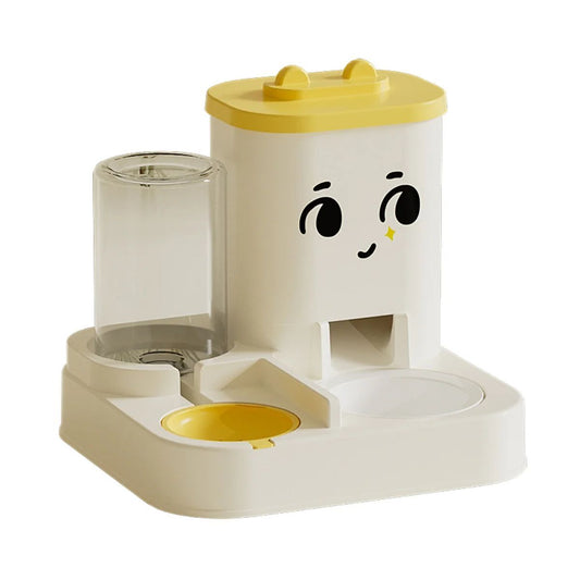 Automatic Pet Feeding Station with Water Dispenser – 2-in-1 Food and Water Bowl for Cats & Dogs, Large Capacity