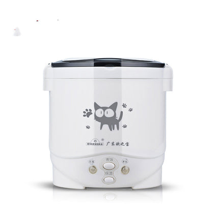 Ouzhibao 1L Mini Rice Cooker for Car & Truck – Portable 12V/24V Electric Travel Cooker
