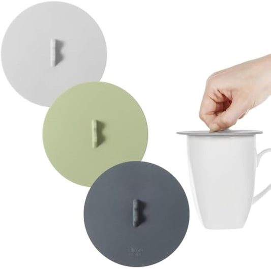 Reusable Silicone Lids for Cups – Food-Grade Airtight Mug & Tea Cup Covers
