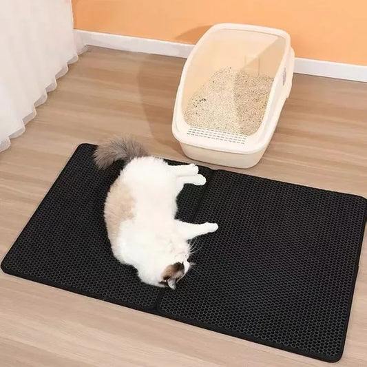 EVA Cat Litter Mat – Waterproof, Non-Slip Litter Trapping Mat for a Cleaner Home