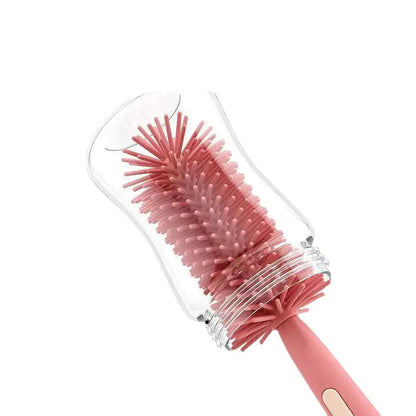 3-in-1 Baby Bottle Brush Set with Silicone Cleaner – Best Baby Bottle Brush