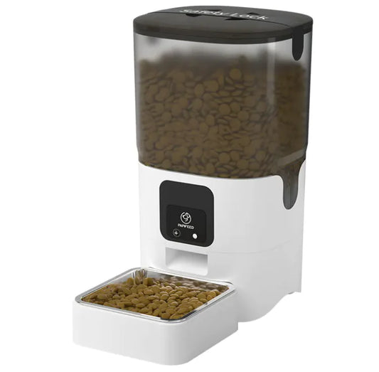 Smart Automatic Pet Feeder with Camera – App-Controlled Cat Food Dispenser with Video Monitoring & Timer