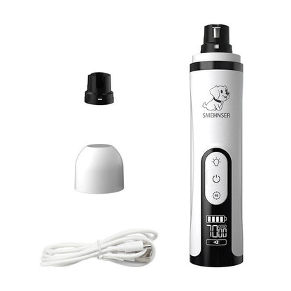 Best Electric Pet Nail Grinder – Rechargeable High-Power Nail Trimmer for Dogs & Cats