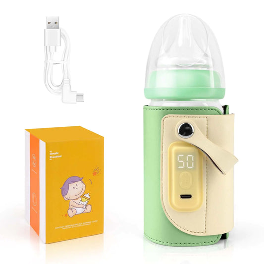 Portable Baby Bottle Warmer for Travel – USB-C Rechargeable Bottle Warmer
