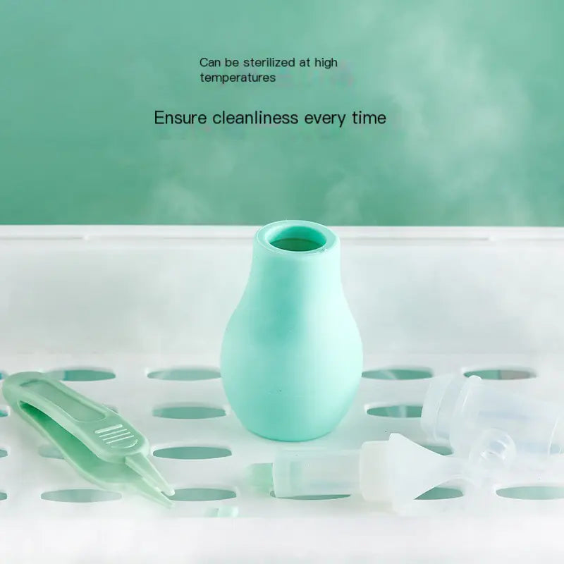 Nasal Aspirator for Newborns 0–3 Months – Soft Silicone Baby Nasal Aspirator