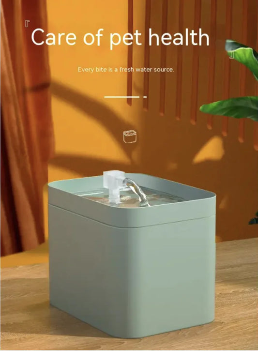 Compact Pet Water Fountain for Cats – Durable Plastic Premier Pet Water Dispenser for Daily Hydration
