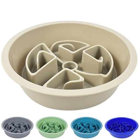 AVERYDAY Slow Feeding Bowl for Dogs – 2 Cups Non-Slip Dog Slow Feeder with Puzzle Design, Fits Elevated Feeders