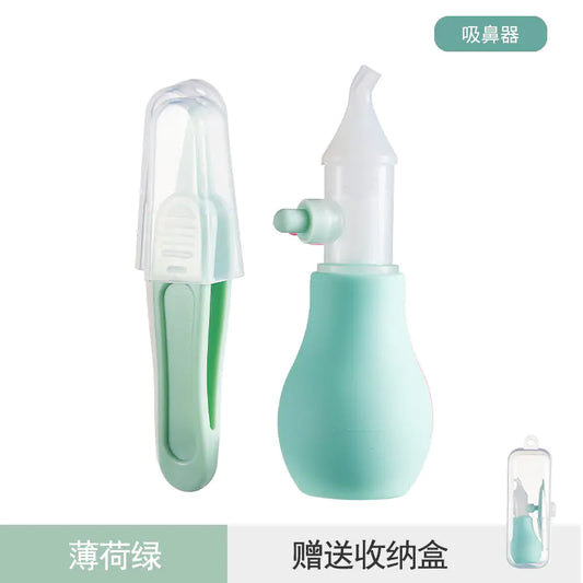 Nasal Aspirator for Newborns 0–3 Months – Soft Silicone Baby Nasal Aspirator