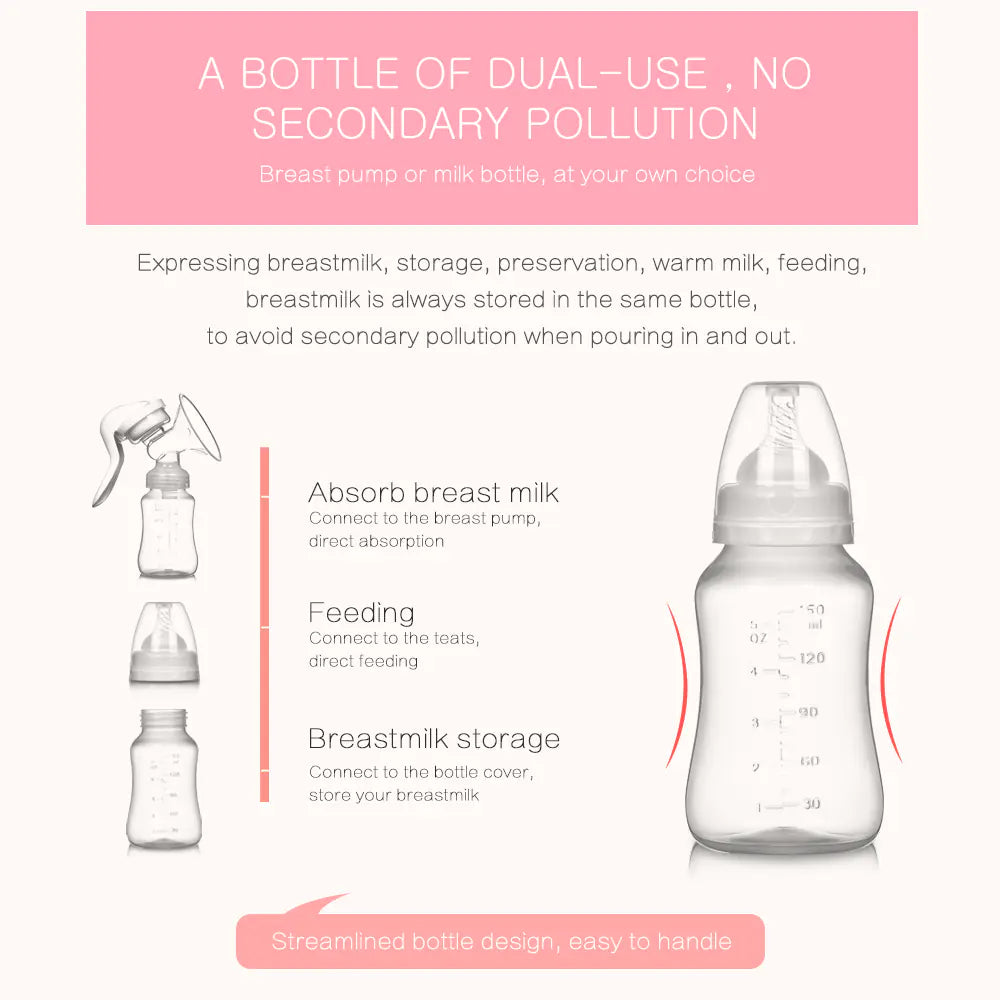 Silicone Manual Breast Pump – Best  Breast Pump for Breastfeeding Moms