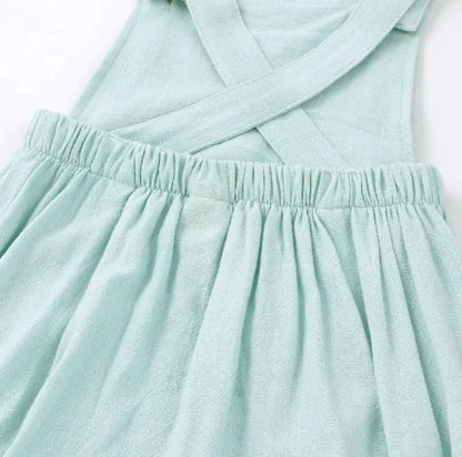 Baby Sleeveless Cotton Jumpsuit – Lightweight Summer Romper for Newborns & Toddlers