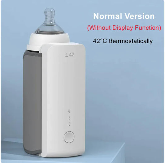 USB Baby Bottle Warmer – Portable Rechargeable Bottle Warmer with Intelligent Temp Control