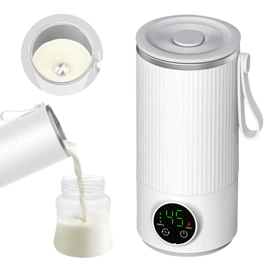 Portable Travel Bottle Warmer & Mixer – Battery-Powered Baby Bottle Warmer