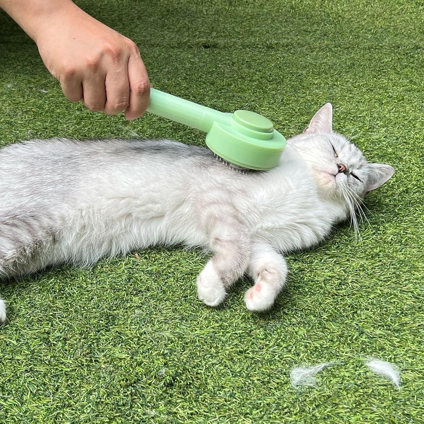 2-in-1 Pet Grooming Brush – Best Deshedding & Hair Remover Brush for Dogs & Cats