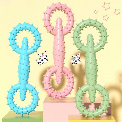 Durable Puppy Pet Chew Toy Ring – Best TPR Dog Chew Toy for Teething Puppies